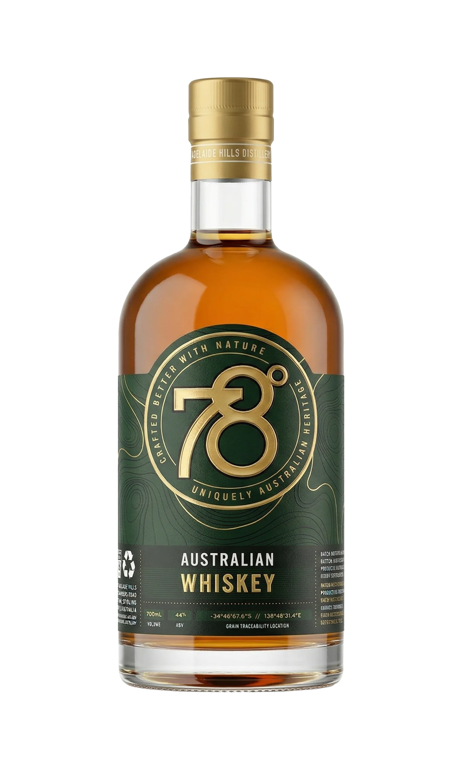 Adelaide Hills Distillery 78 Degrees Whisky