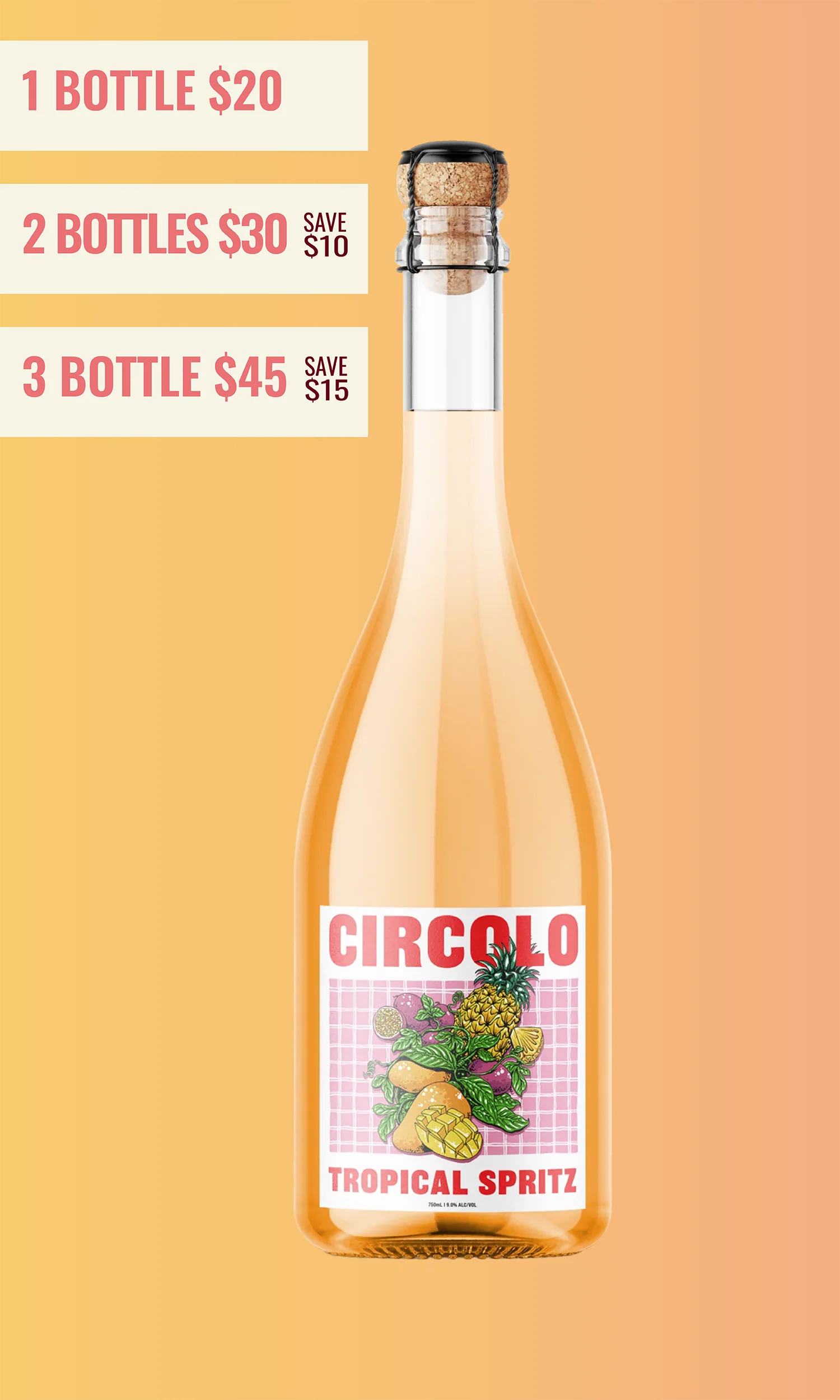 Circolo Tropical Spritz 750Ml
