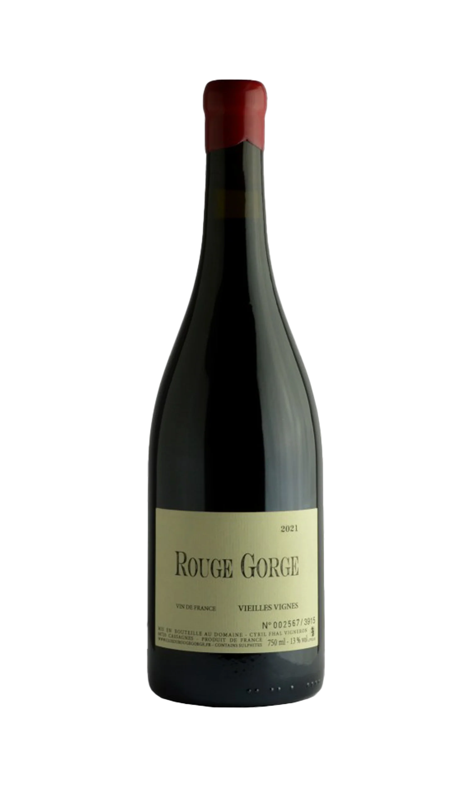 Rouge Gorge Vielles Vignes Rouge 2021